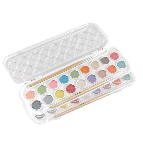 Set acuarelă metalizată 18 culori Perfect Travel Watercolor Set