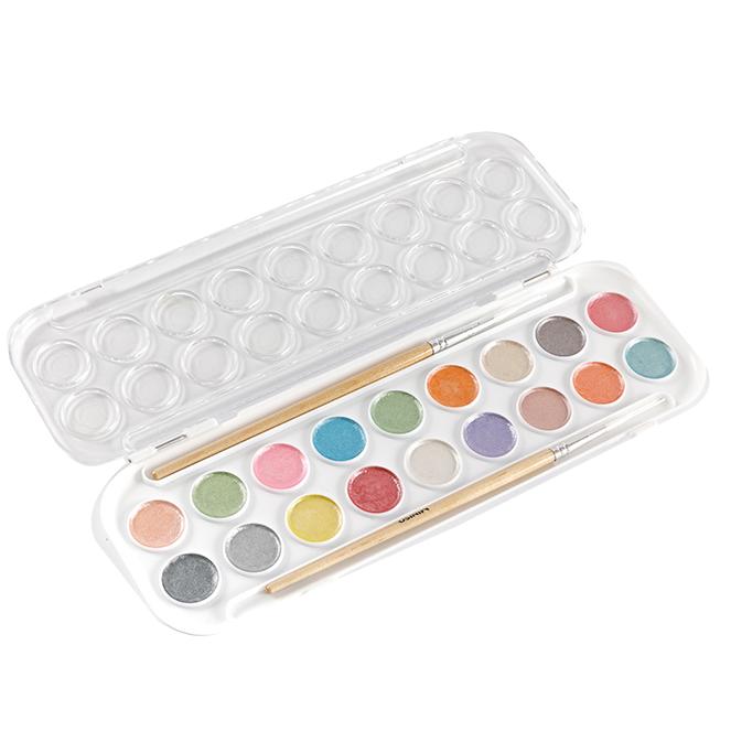 Set acuarelă metalizată 18 culori Perfect Travel Watercolor Set